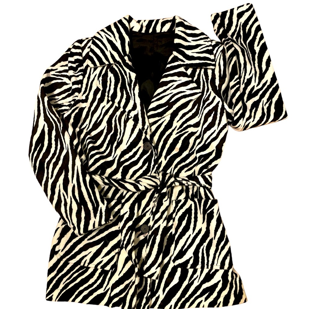 Beautiful Zebra print coat